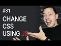 31 How To Change CSS Using JavaScript Document Object Model Tutorial JavaScript Tutorial
