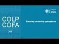 Ensuring continuing competence Compliance Officer Conference 2021