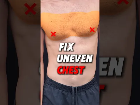 Uneven chest? STOP trying to LEVEL your chest! 🛑 #posture #shorts #gym #posturecorrection #mobility