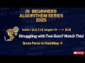 Two Sum Interview Question Brute Force or HashMap