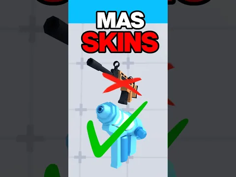 Cual Arma tiene Mas Skins #roblox #rivals