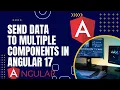 Send Data from one component to multiple components in real time with Subject Observer in Angular