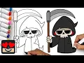 How To Draw Grim Reaper for Beginners
