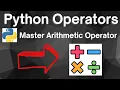 Master Python Arithmetic Operators in 5 minutes
