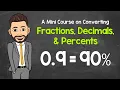 Converting Between Fractions Decimals and Percents A Mini Course Math with Mr J