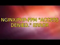 -FPM Access denied error