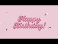 Happy Birt ay Pink 70 s 80 s Happy Birt ay Screensaver Pink 70 s 80 s Birt ay Tv Art Banner