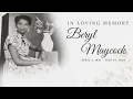 Memorial Service Beryl Maycock - August 16th 2026