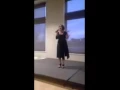 Debra Thompson sings April 19 2016