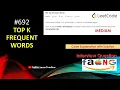 Top K Frequent Words LeetCode 692 Java Two Different Solution LearnOverflow