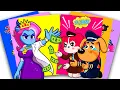 Download Lagu [PaperDIY] NEW Decorate Homeless SHERIFF LABRADOR PAPILON Meet Sugar Mommy ANTEL | Sticker Book DIY