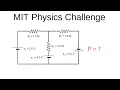 MIT Physics Solve Multi-Loop Circuit Problems with Battery Charging Power