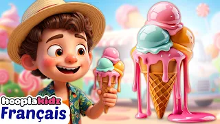 🍦 La Chanson de la Glace | Chansons pour Bébé | HooplaKidz Franҫais
