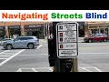 Cross Roads Streets Intersections During Travel When Blind Have Vision Impairments OKO App