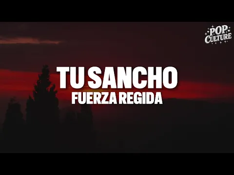 Video Thumbnail: Fuerza Regida - TU SANCHO (LYRICS)