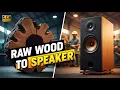 Lagu Dari Kayu Mentah Hingga Speaker Lengkap | Proses Pembuatan Speaker Mewah dan Bertenaga di Pabrik 