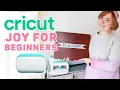 HOW TO USE THE CRICUT JOY CRICUT DESIGN SPACE FOR BEGINNERS SLOW UK TUTORIAL
