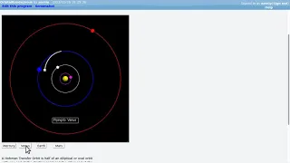 Orbital Rendezvous in VPython Glowscript