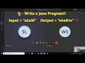 Real interview java program Selenium Java