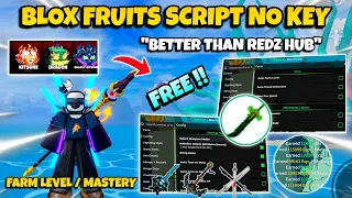 New Blox Fruits Script No Key - Auto Farm LvL Fruit Sniper Auto Raid Dungeon Farm Mastery More