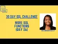 Coalesce Strftime and More SQL Functions SQL 30 Day Challenge Day 26