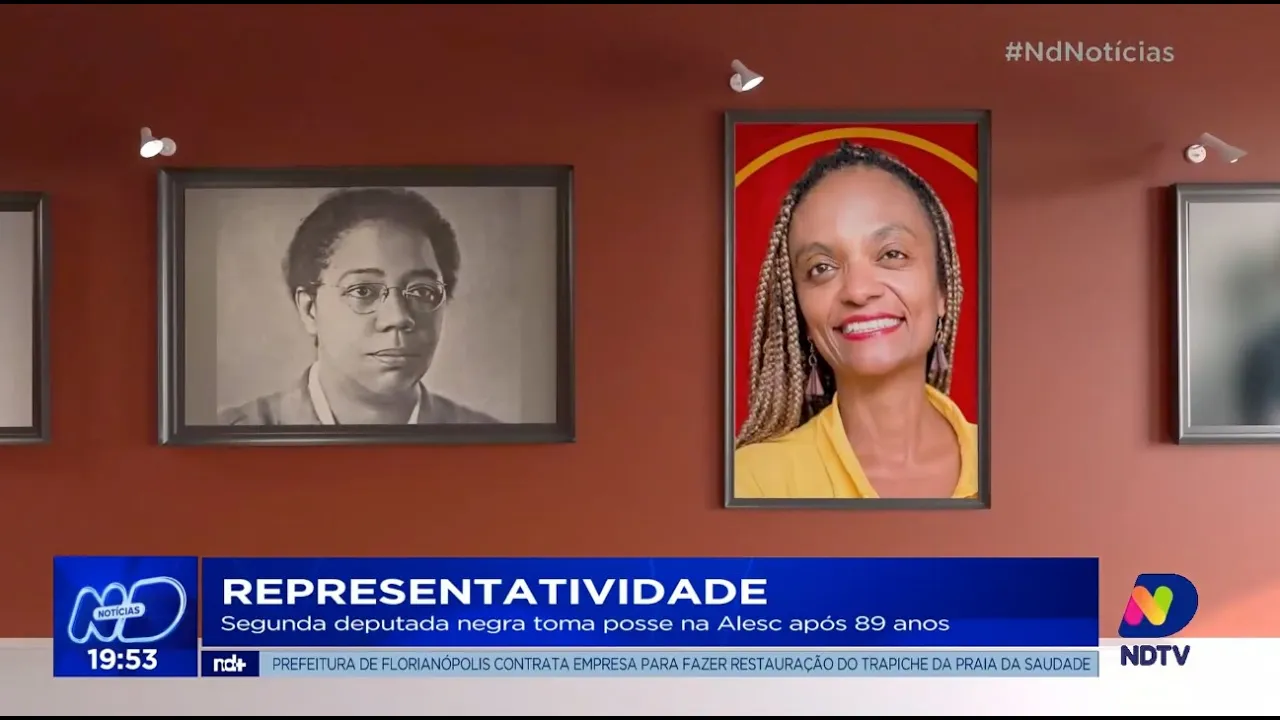 Representatividade: segunda deputada negra toma posse na Alesc após 89 anos