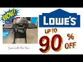 LOWE S 90 OFF CLEARANCE GRILLS HOME DECOR RUGS MIRRORS LAMPS LOWES SHOPPING HAUL