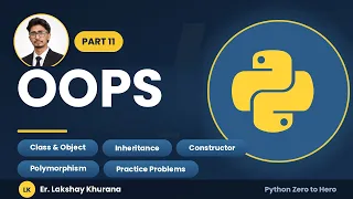 Python OOPs Concepts Explained Class Object Inheritance Constructor Polymorphism Part 11