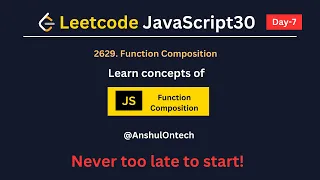 Leetcode javascript Day-7 2629 Function Composition