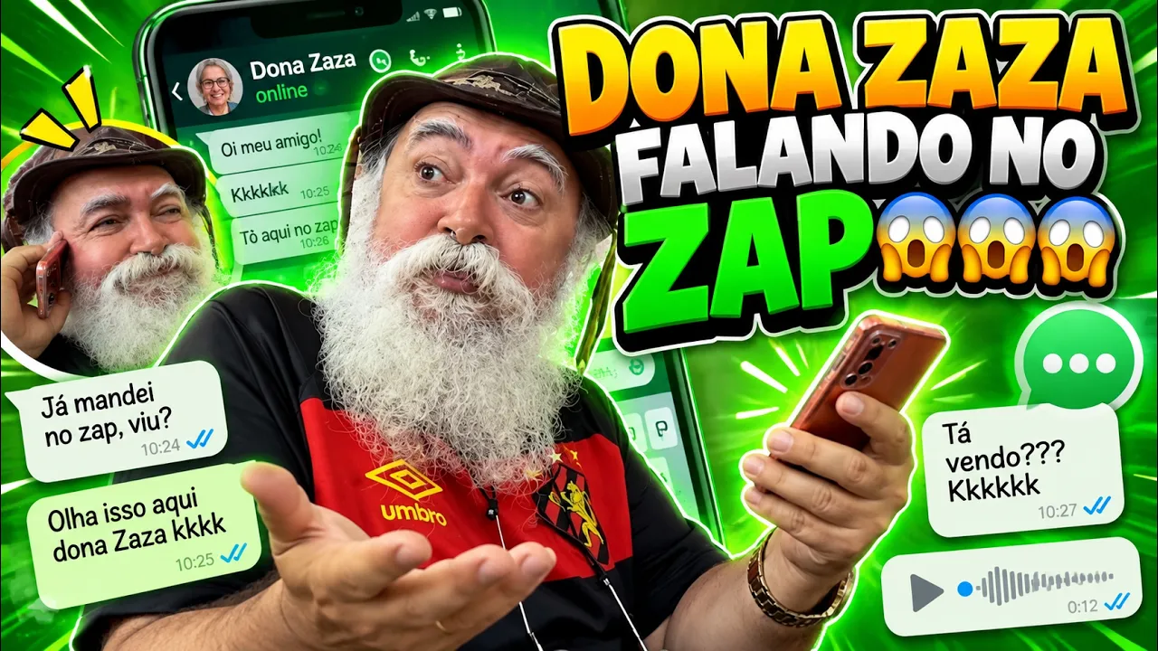A CASA CAIU ÁUDIOS DA VEIA NO ZAP CORNO 😱😱😱 | LUIZ DO SOM