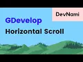 GDevelop - How to Horizontal Scroll Parallax Background