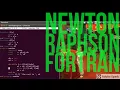 Newton Raphson Method using Fortran in Ubuntu