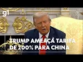 Download Lagu Trump ameaça impor tarifa de 200% se China não fornecer ímãs