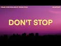 Download Lagu Megan Thee Stallion - Don’t Stop (Lyrics) ft. Young Thug