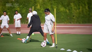 آخر  استعدادات سيدات الخضر لمباراة تحديد المركز الثالث أمام المنتخب المغربي 🇩🇿💚