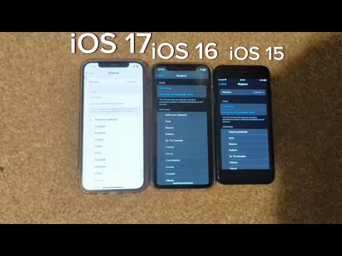 Download MP3 iOS Default Ringtone iOS 17 vs iOS 16 vs iOS 15