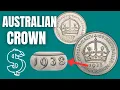 How RARE is the 1937 1938 Australian Crowns Silver Coins from the Melbourne Mint