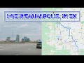 I-65 North through Indianapolis Indiana