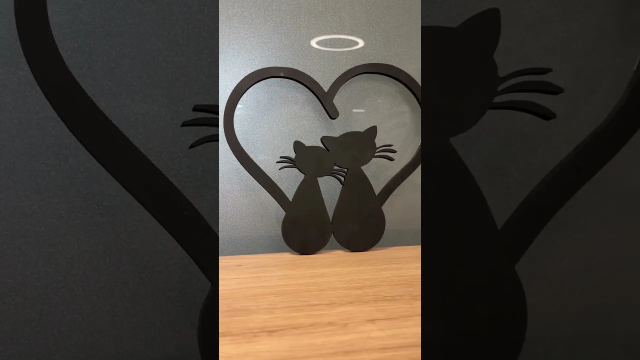 Kitten in Heart Wall Art