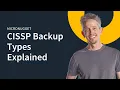 MicroNuggets CISSP Backup Types Explained