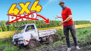 Przerobiliśmy mini Piaggio z tylnego napędu na 4x4!