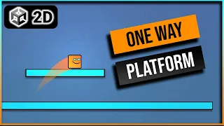 Unity 2D ONE WAY PLATFORM Unity Platform Effector 2D