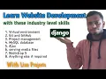Python django web development Learn full stack web development MySQL GITHUB by Coding India