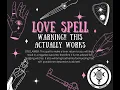 Love spell that actually works