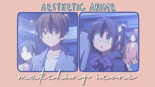 Aesthetic anime matching icons