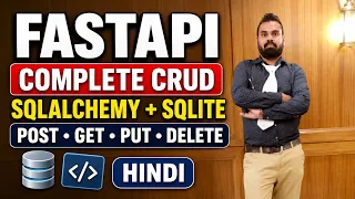 FastAPI Complete CRUD Project PUT DELETE API with SQLAlchemy SQLite