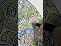 Coloring a Free Easter Egg Printable - Spring Art Fun