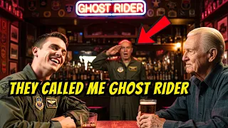 Young pilot joked about the old man s call sign Ghost Rider made the whole bar stand and salute