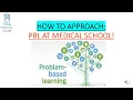 HOW TO APPROACH PBL AT MEDICAL SCHOOL