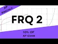 AP Precalculus FRQ 2 - FULL REVIEW